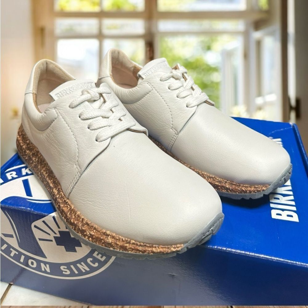 BIRKENSTOCK Wrigley Leather Sneaker Lace Up Unisex Shoes Size EU 36 - Picture 7 of 15